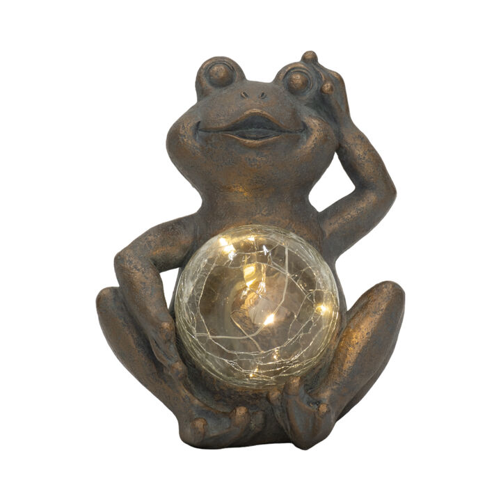 7" Frog With Solar Orb