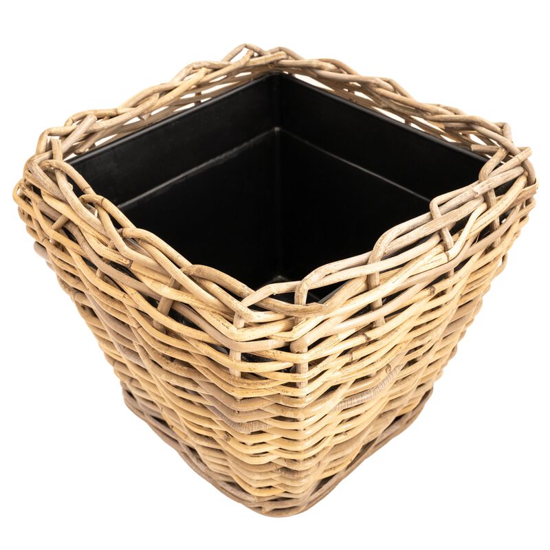 Saboga Home&trade; Square Tapered Planter with Plastic Insert image number 0