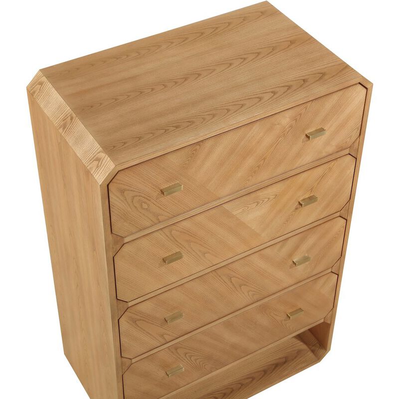 Meridian Furniture Parker Natural Ash Veneer Chest