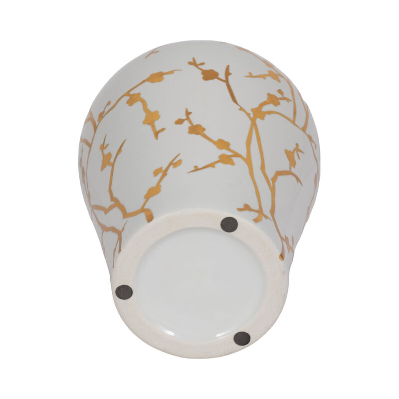 Cer 15"h, Vase W/ Gold Decal image number 5