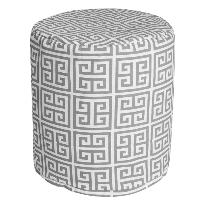 Majestic Home Goods Pouf Towers Gray