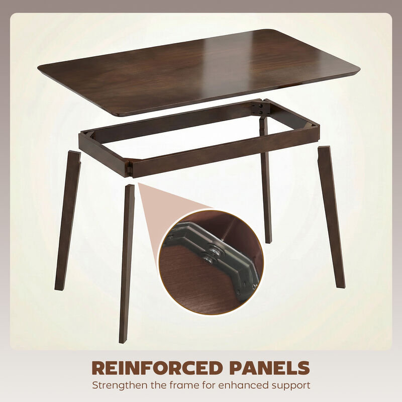 Hivvago Compact Rectangle Dining Table for 4 image number 7