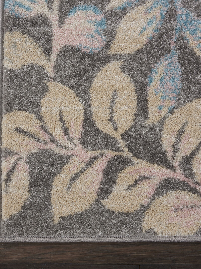 Tranquil TRA03 Gray/Beige 2' x 4' Rug image number 2