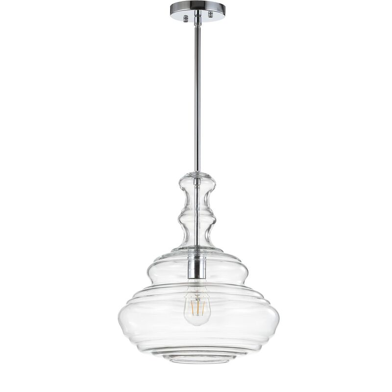 Bettina Glassmetal LED Pendant