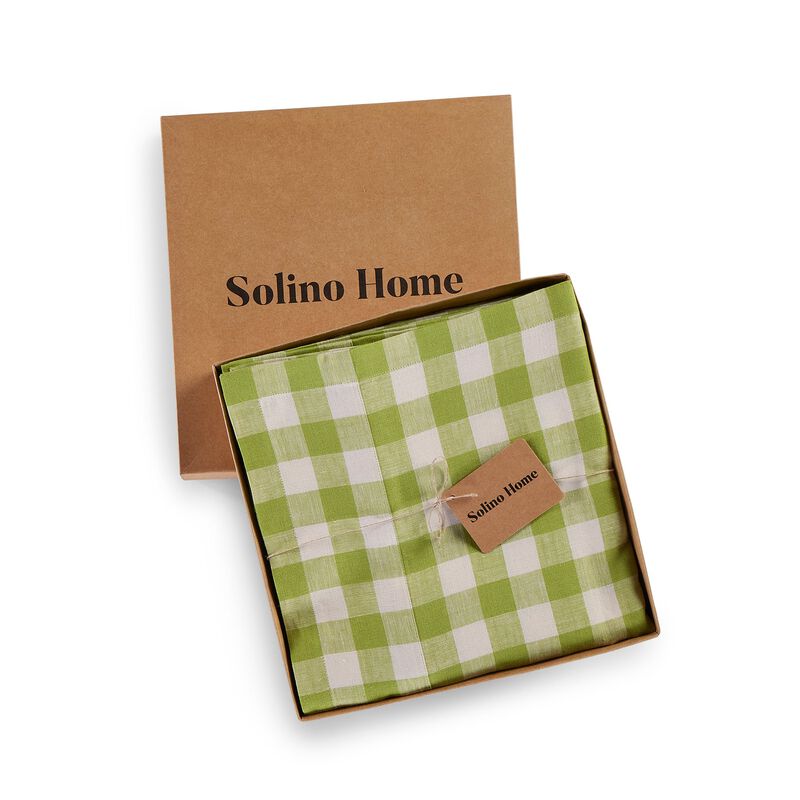 Linen Tablecloth - Morgan Check