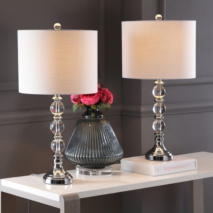 Paul Crystal/Metal LED Table Lamp