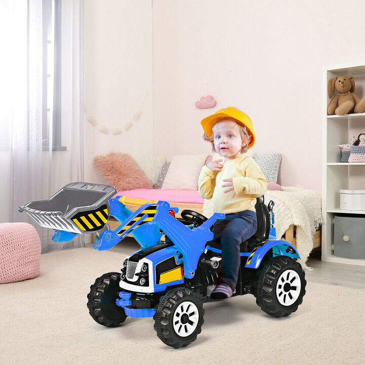 12V Battery Powered Kids Ride-On Dumper Truck for Outdoor Play