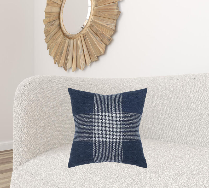 Decorative Plaid Throw Pillow for Sofa, Chair, or Bedroom Accent