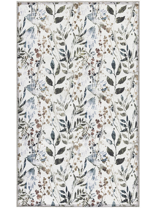 Nourison Washables NWB05 Ivory/Multicolor 6' x 9' Rug