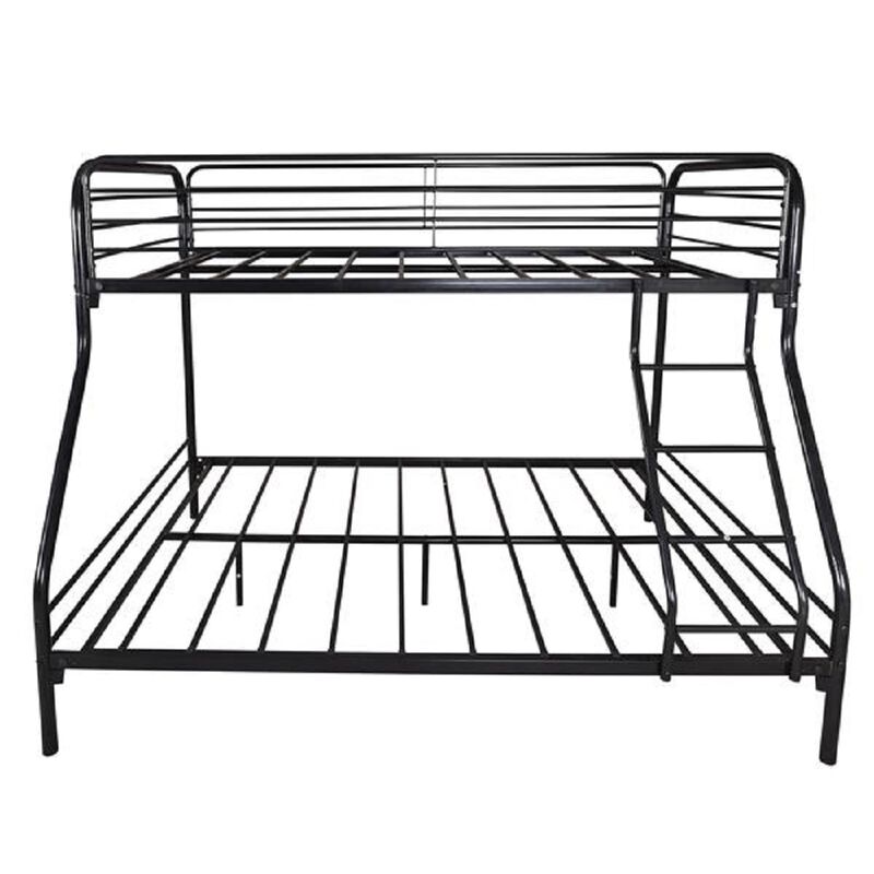 Heavy-Duty  Metal Bunk Bed with Sturdy Guardrails & Easy Assembly