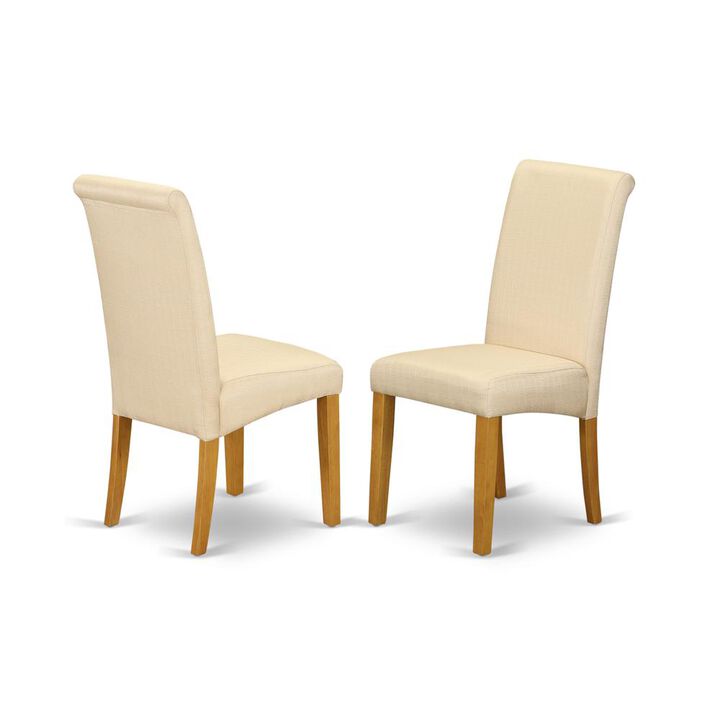 East West Furniture Dining Chair Oak, BAP4T02