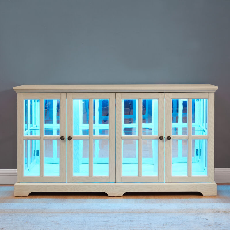 Medsem RGB Light Strip Curio Display Cabinet image number 2