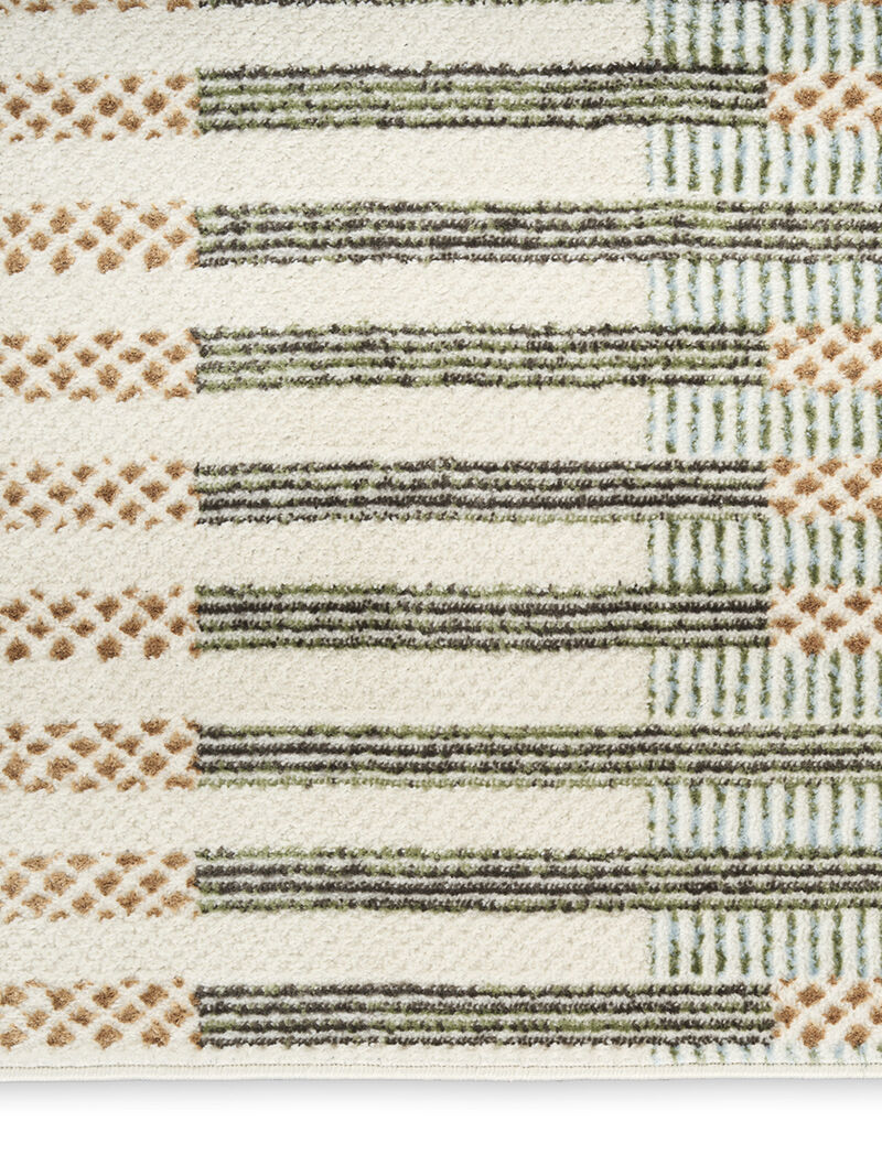 Nordic NRC15 Ivory/Multicolor 5' x 7' Rug