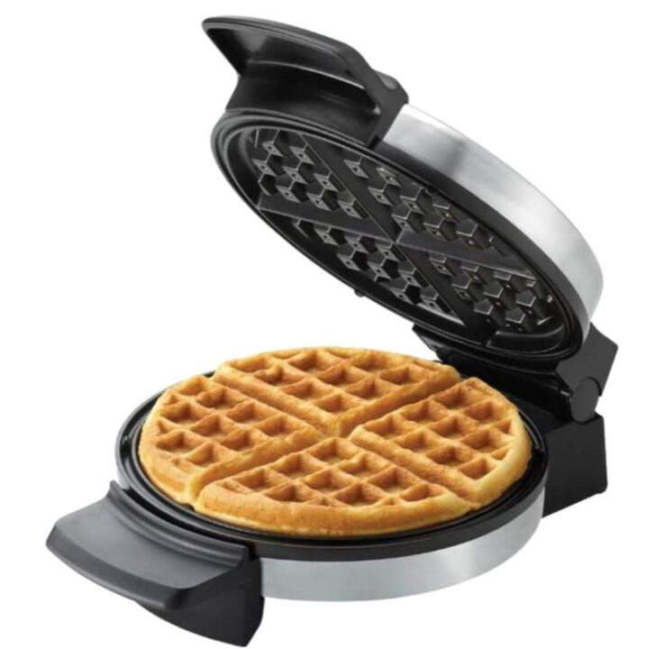 Black+Decker Belgian Waffle Maker - Silver