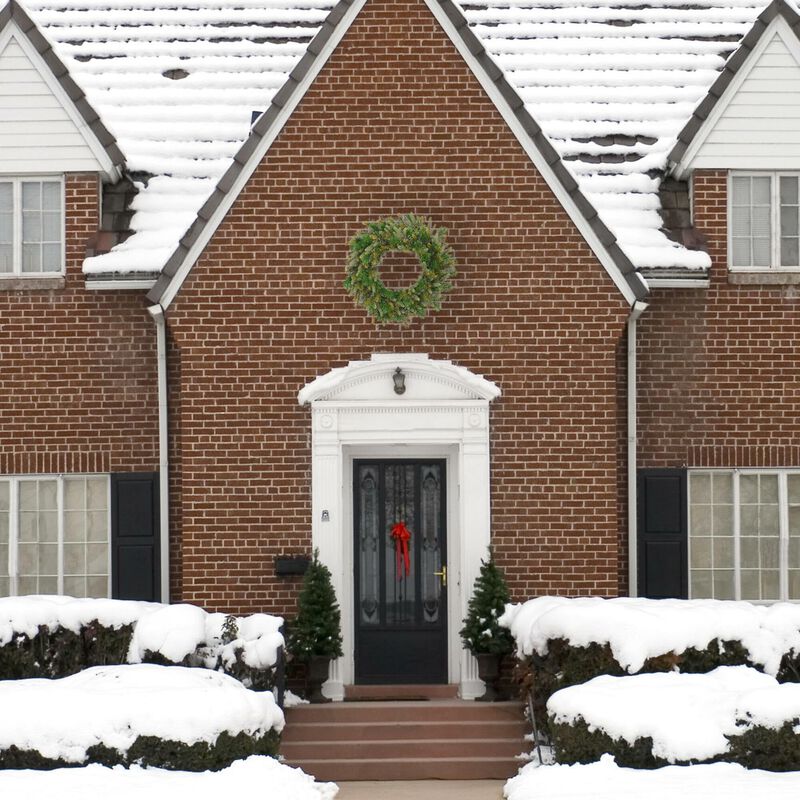 Vickerman 42" Unlit Cashmere Wreath - Artificial Christmas Wreath - Natural Looking Wreath with PVC Needles - Reliable and Durable - Front Door or Mantel Wreath image number 2