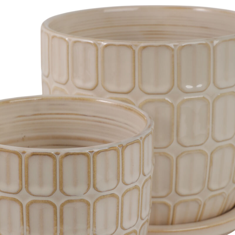 S/2 Squoval Saucer Planters image number 5