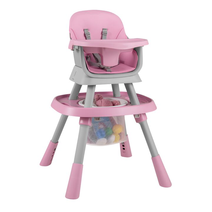 Convertible 16 in 1 Baby Highchair with Activity Center for Toddlers and Infants