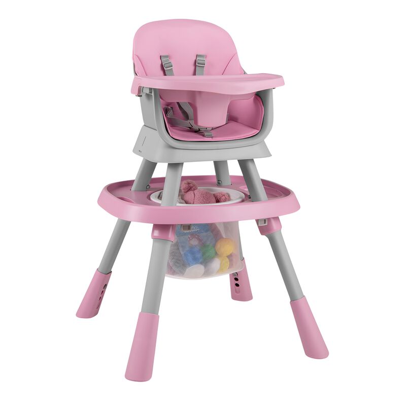 Convertible 16 in 1 Baby Highchair with Activity Center for Toddlers and Infants image number 0