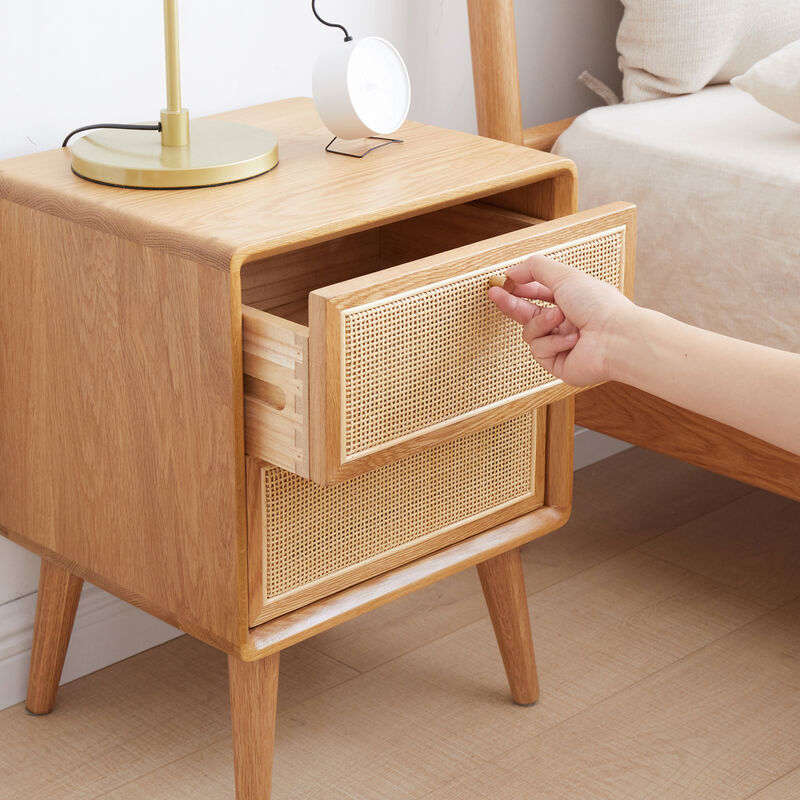 Streamdale Simple North American Oak Bedside Cabinet image number 5