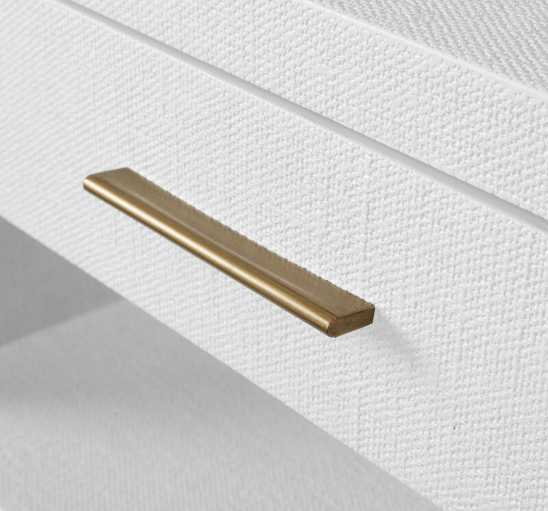 Livia Bedside Chest - White