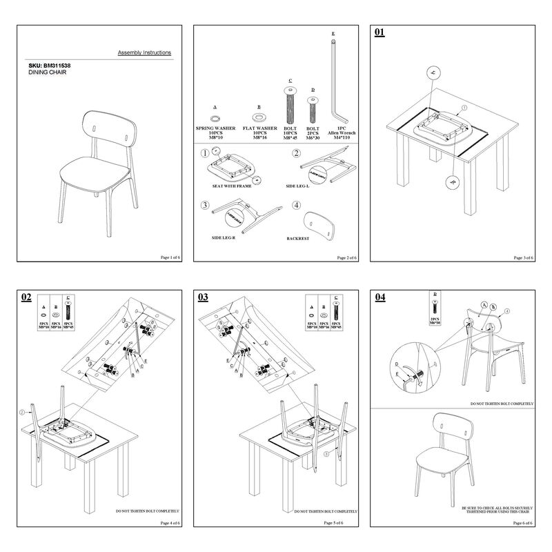 Seln 20 Inch Dining Chair Set of 2, Curved Seat, Splayed Legs, Gray - Benzara