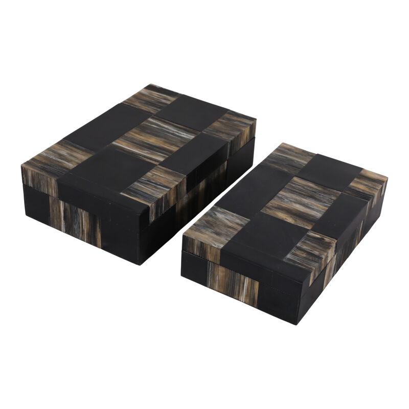 S/2 Etched Patterned Boxes image number 0
