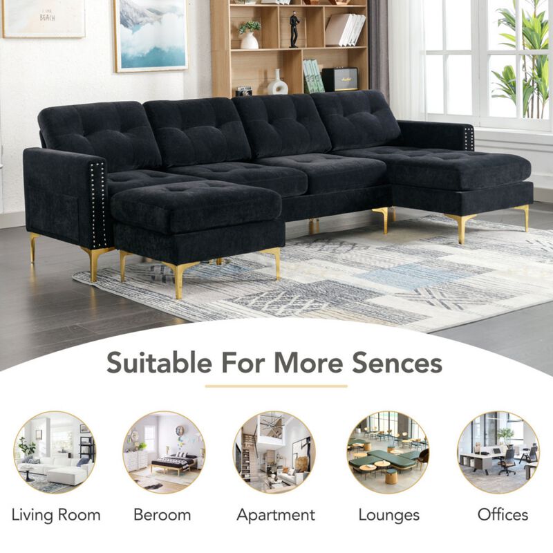 Celit U-Shape Sectional Sofa image number 4