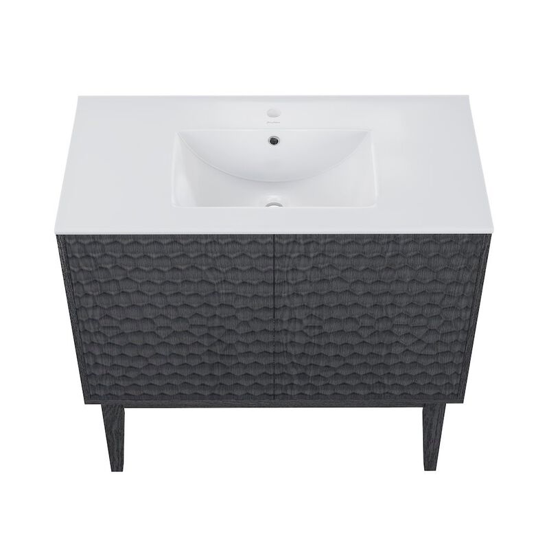 Bosse 36" Freestanding Bathroom Vanity with Sink Top image number 6