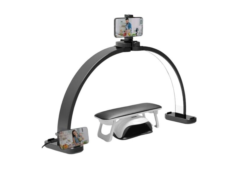 Moon Table Lamp For Office Black image number 0