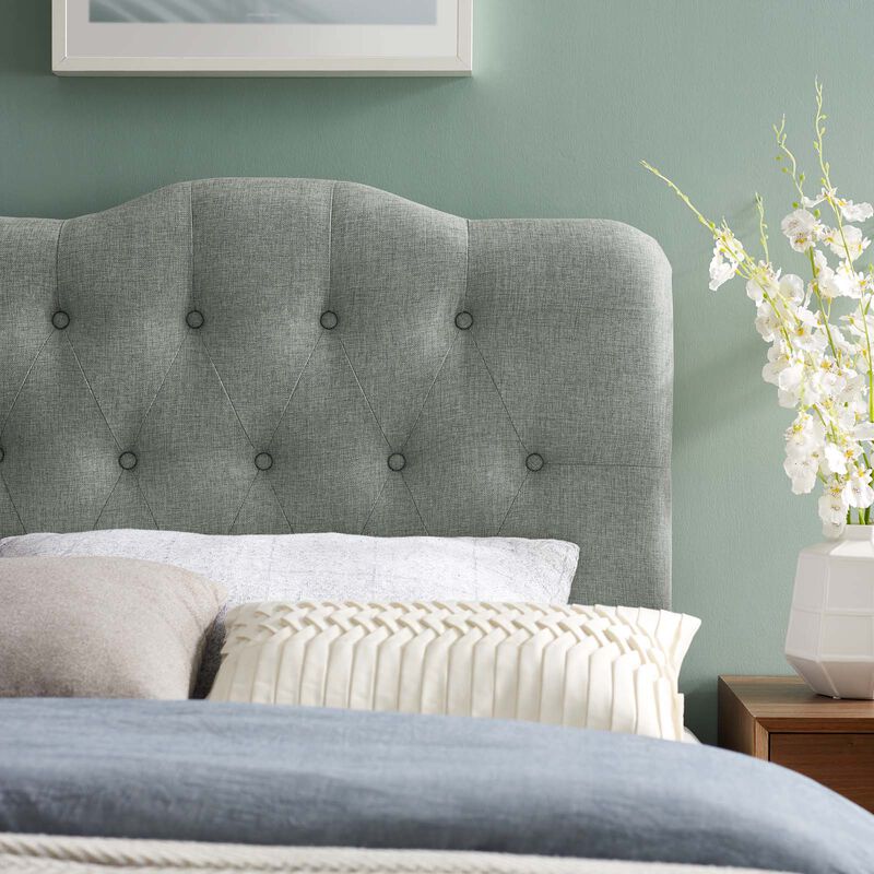 Modway - Annabel Twin Upholstered Fabric Headboard Gray image number 6