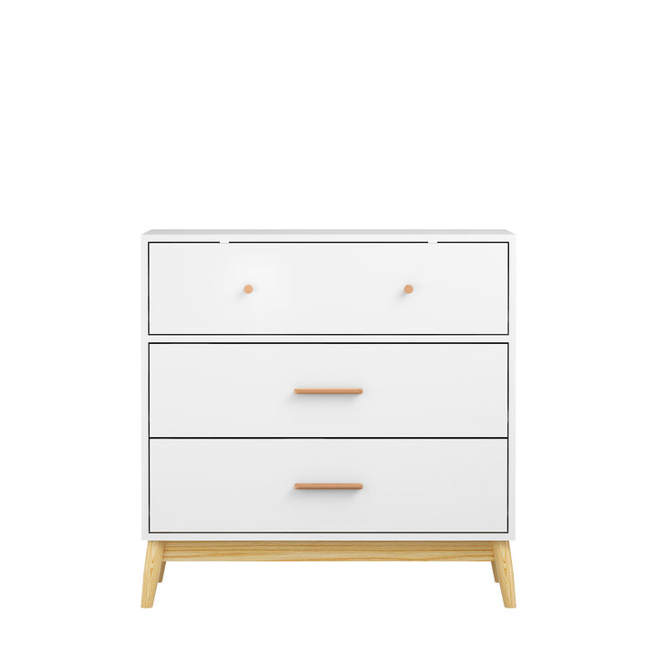 Toskha Modern White Chest