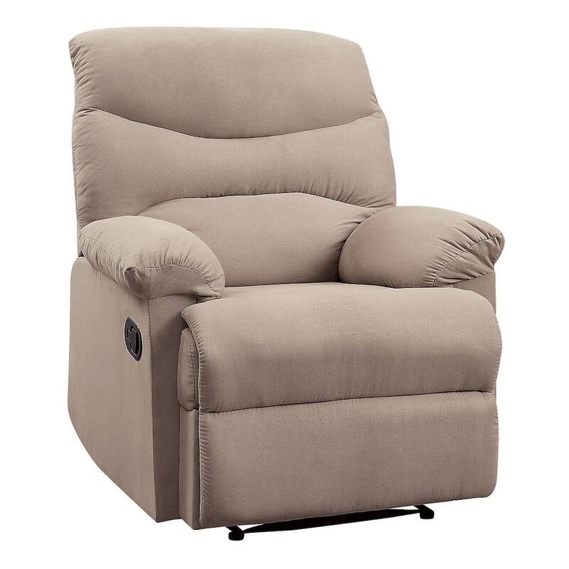 Plethoria Home Pillow Top Arms Recliner with Tufted Back