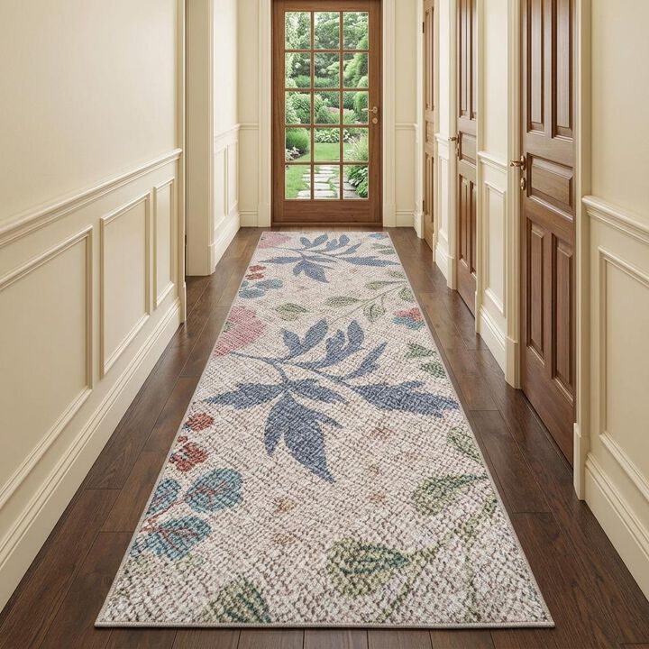 Floral Power Loom Area Rug
