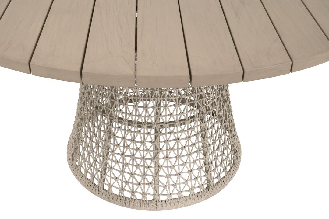 Knit Outdoor 54" Round Dining Table