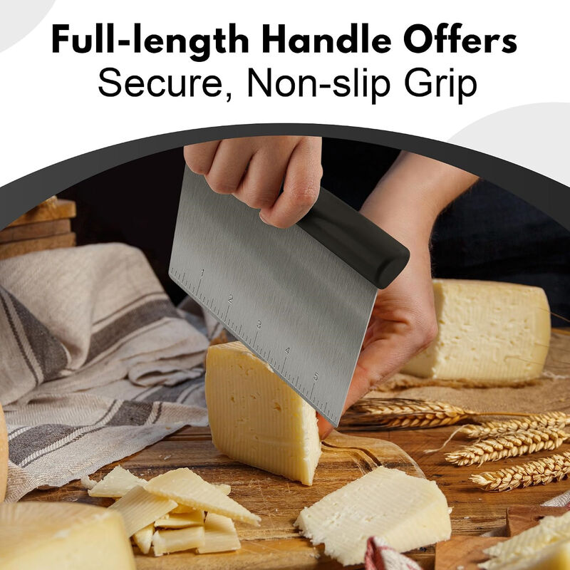 Multi-Purpose Stainless Steel Bench Scraper Dough Blender & Pastry Cutter image number 1