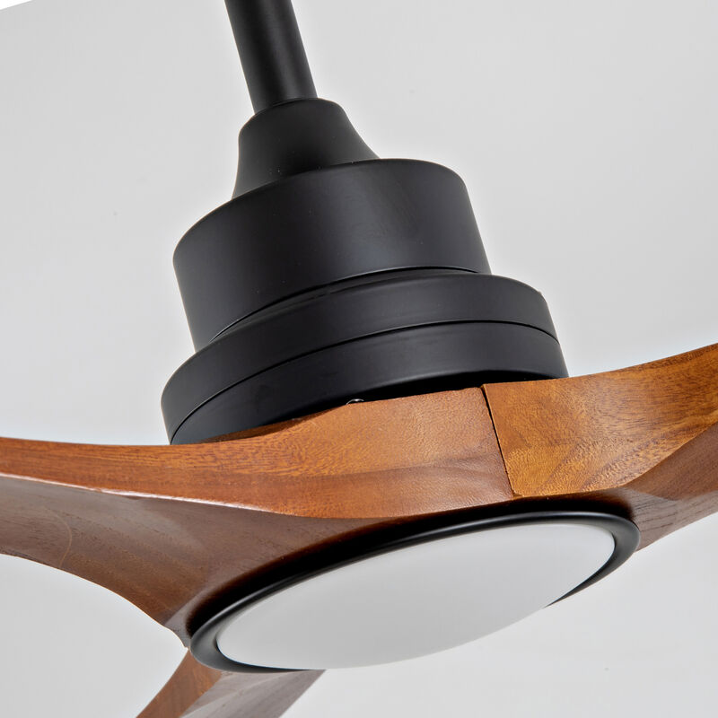 52" Indoor Ceiling Fan with 3 Solid Wood Blades image number 5