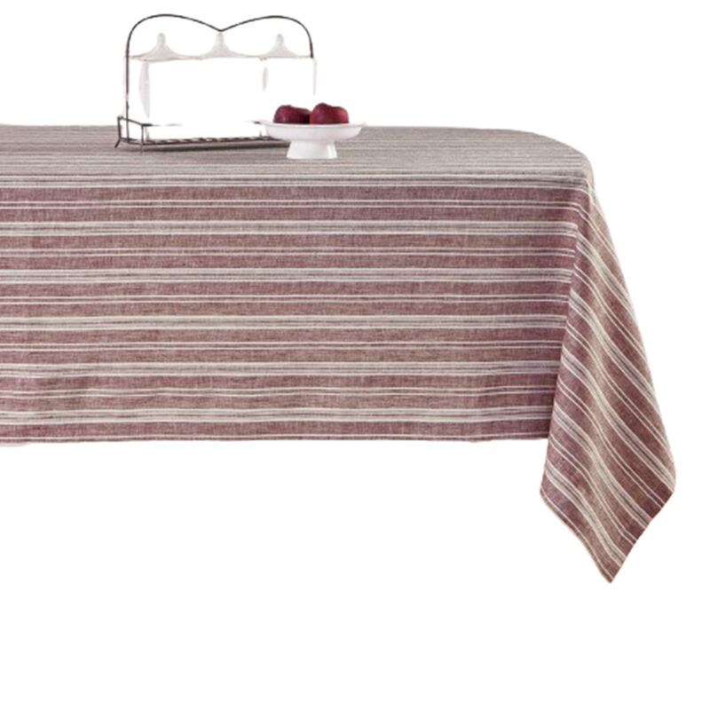 Christmas Linen Tablecloth - Chelsea Stripe, Solino Home