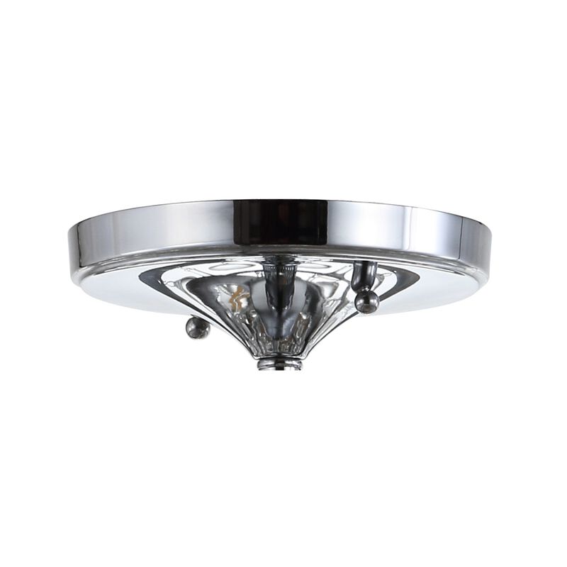 Toronto Metal/Crystal LED Flush Mount