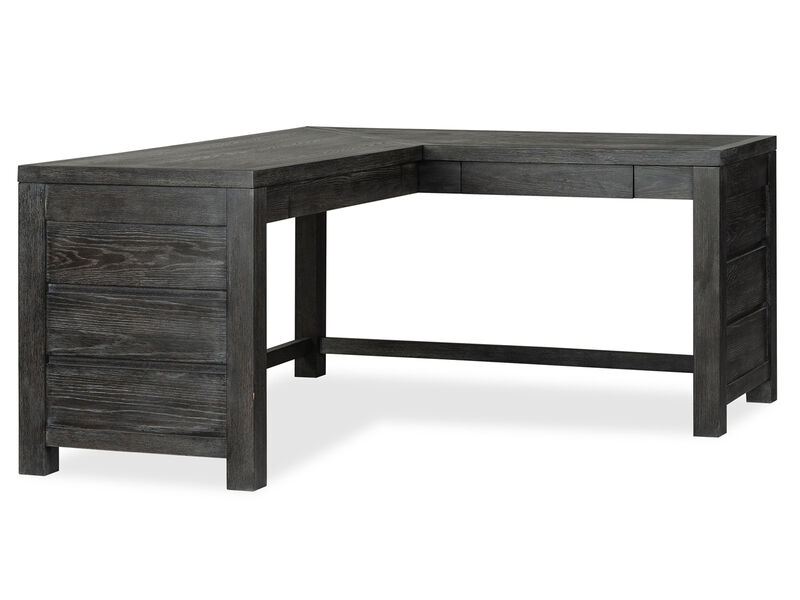 Plum Creek L-Desk in Black image number 0