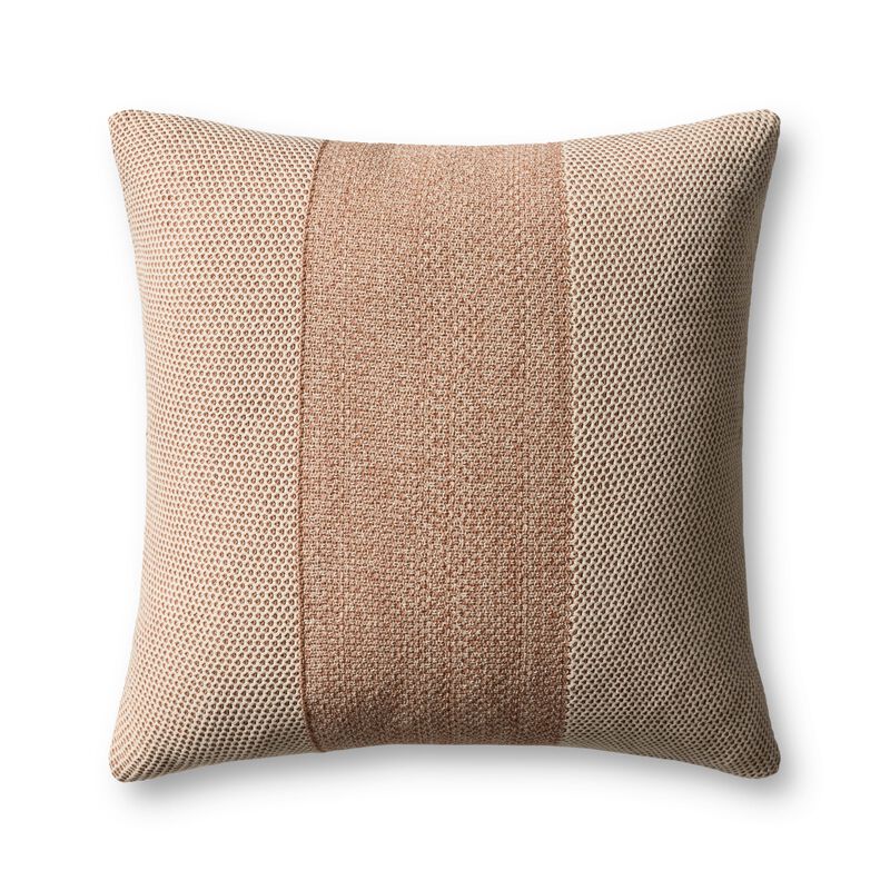 PLL0170 Ivory/Spice 22''x22'' Down Pillow