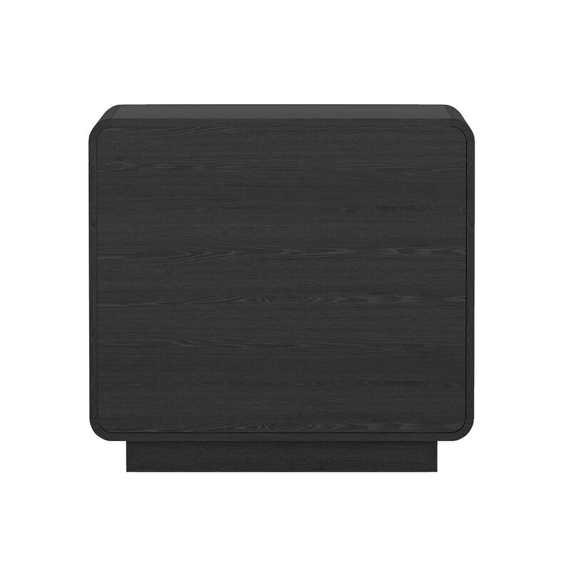 Chrystie Black Nightstand