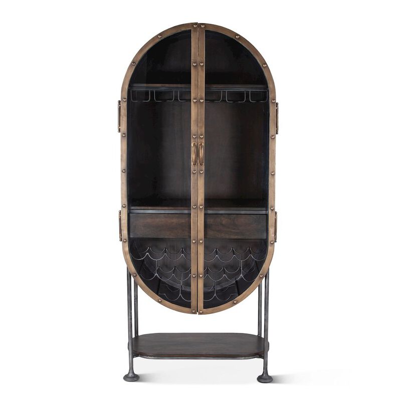 World Interiors Melbourne Oval Bar Cabinet image number 4