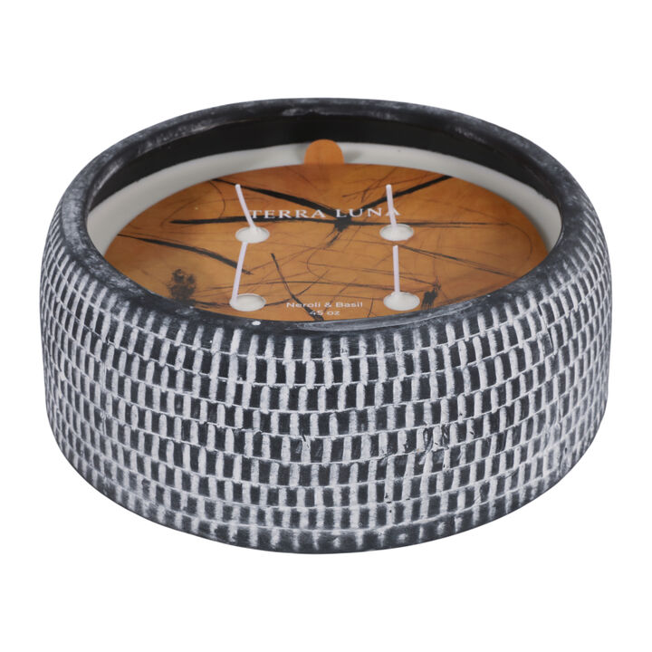 Neroli & Basil Textured Candle