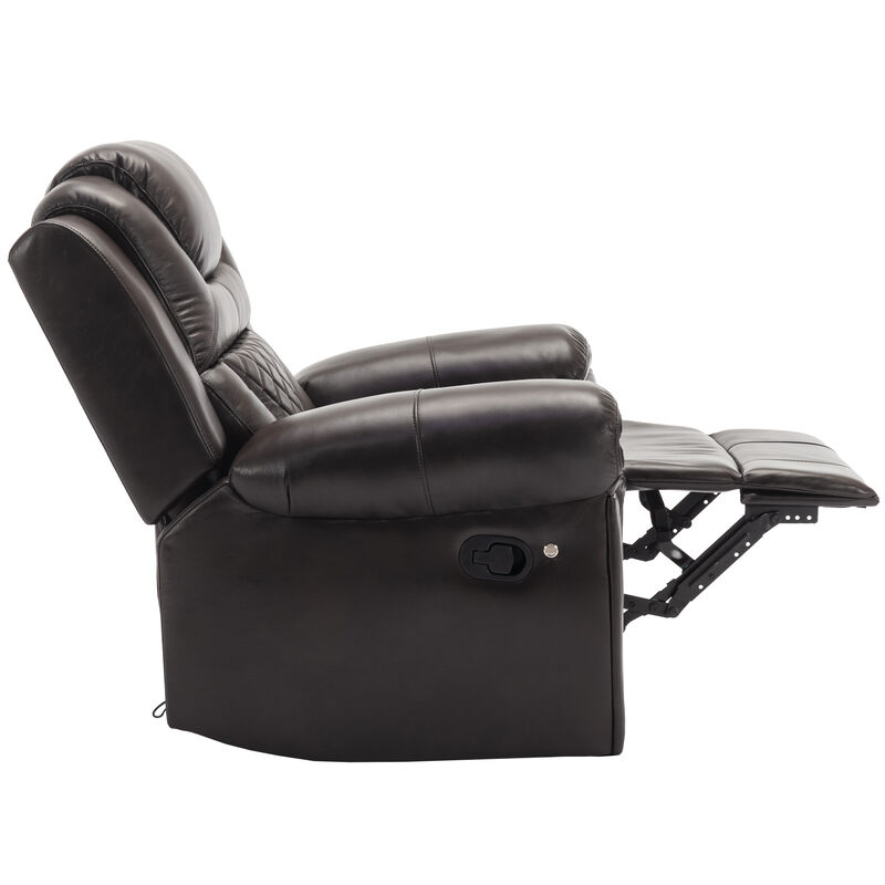 Merax Manual Recliner Chair with LED Light Strip