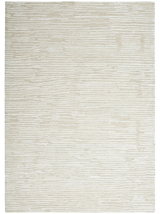 CK010 Linear LNR01 Ivory 3'9" x 5'9" Rug