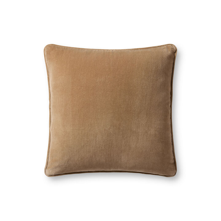 Lydia Latte 18''x18'' Cover w/Down Pillow