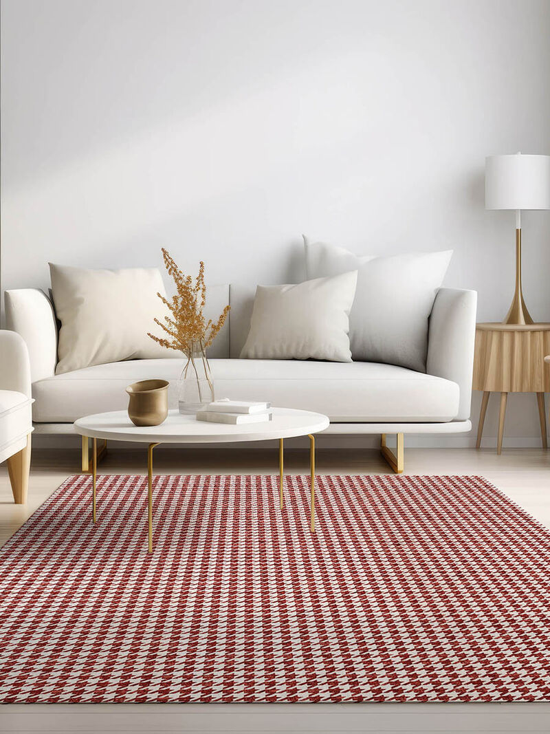 Hinton HN1 Red 3' x 5' Rug