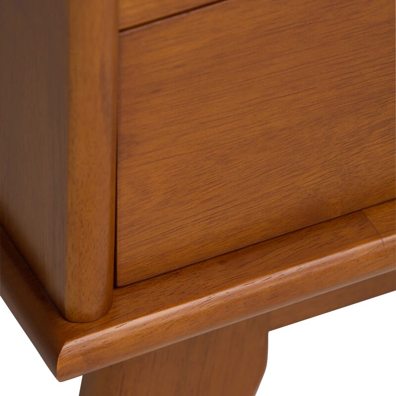 Lirbru Mid Century Wide Bookcase image number 6