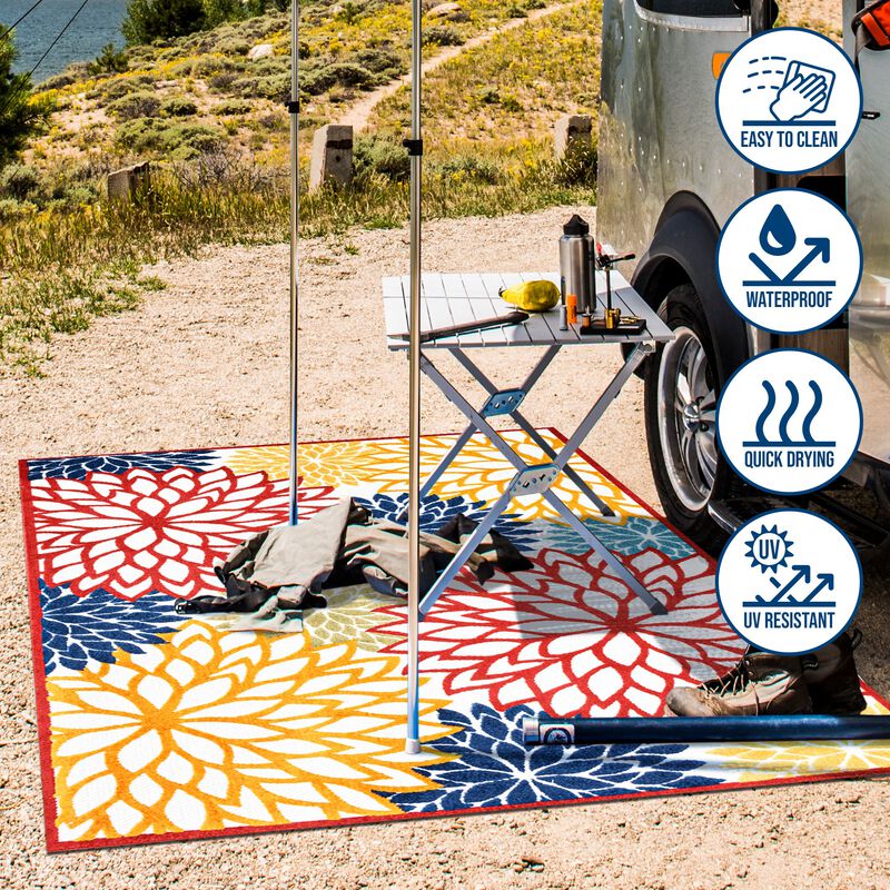 Minori Floral Indoor/Outdoor Area Rug