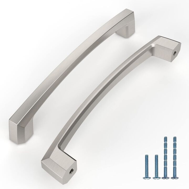 KNOKLOCK 10 Pack 6 Inch(152mm) Kitchen Cabinet Handles Matte Black Cabinet Pulls Kitchen Cabinet Hardware Drawer Pulls for Dress